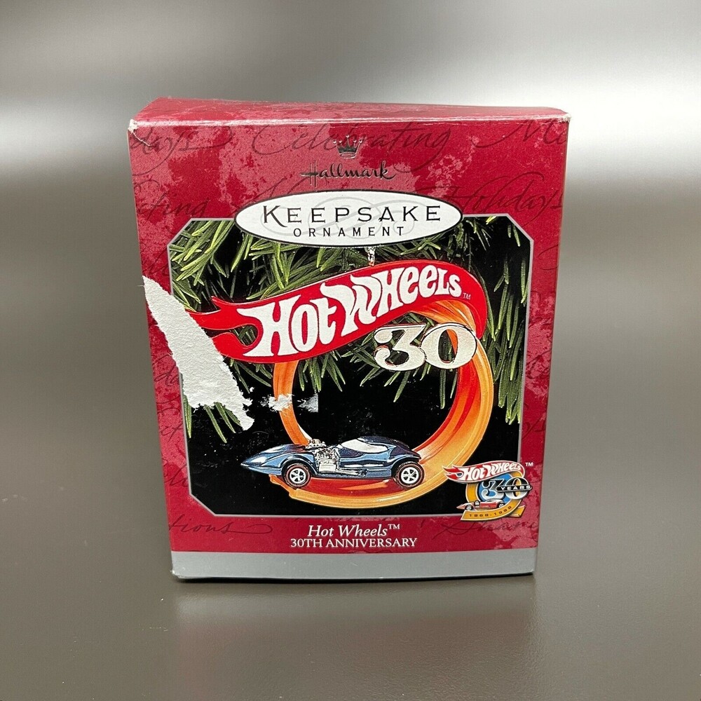 Hallmark Keepsake Hot Wheels 30th‎ Anniversary Ornament 1973-1998